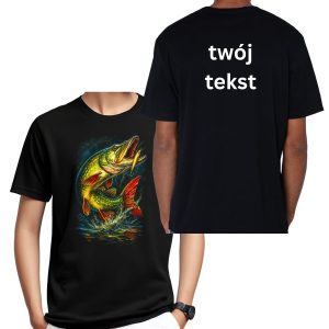 #21 Koszulka dla wędkarza z motywem ryby - okoń amerykański