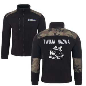 Ciepły Polar Moro - Karp z twoim tekstem